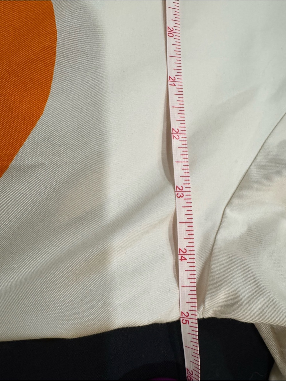 NWT Marimekko Karkelo Kolmikko Maxi Dress Fuchsia Orange Off White Size L - Picture 7 of 9